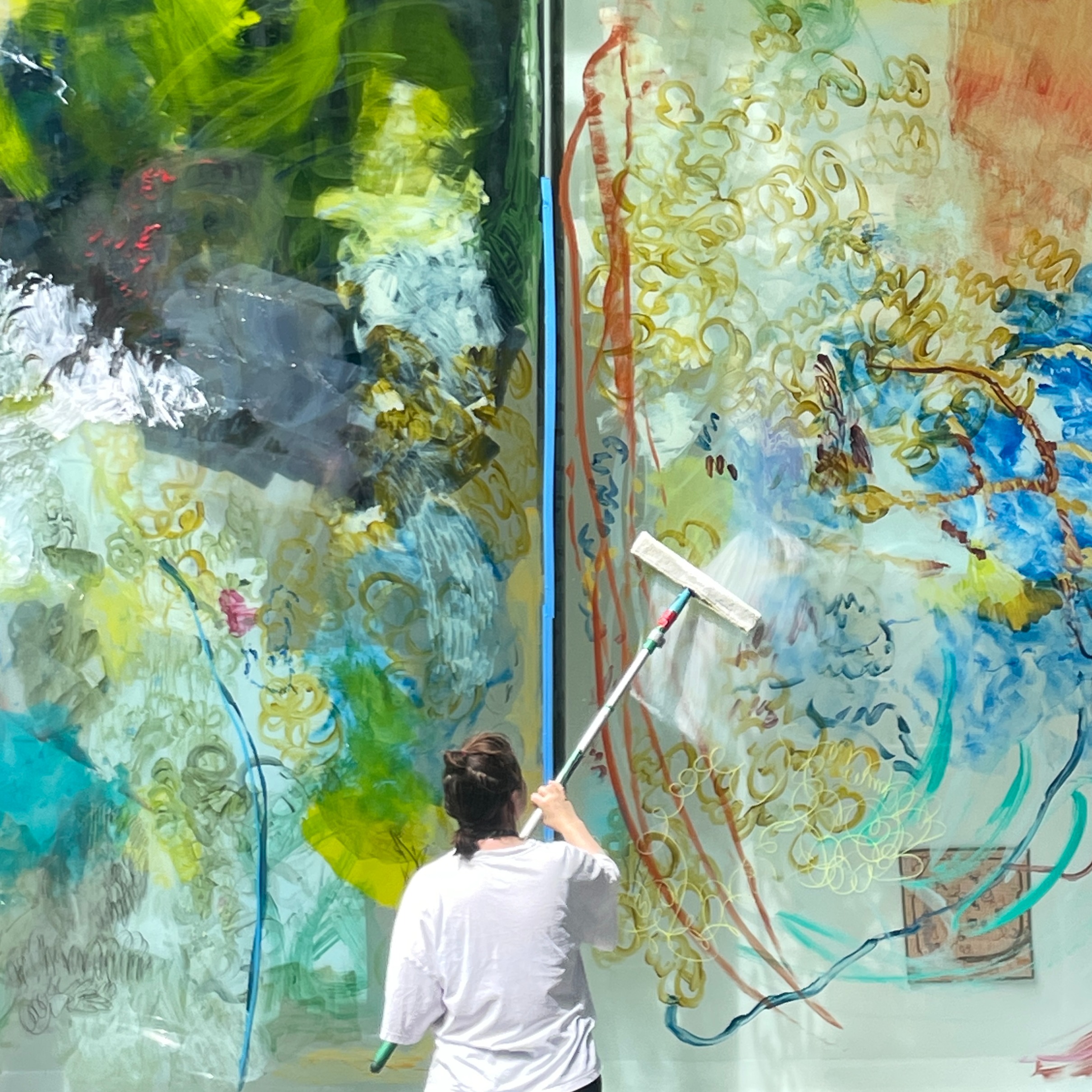 Renee Cosgrave and Merryn Lloyd install