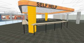 Indicative view of Self Help area