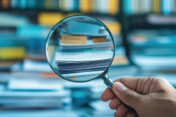 Search - pages and magnifying glass